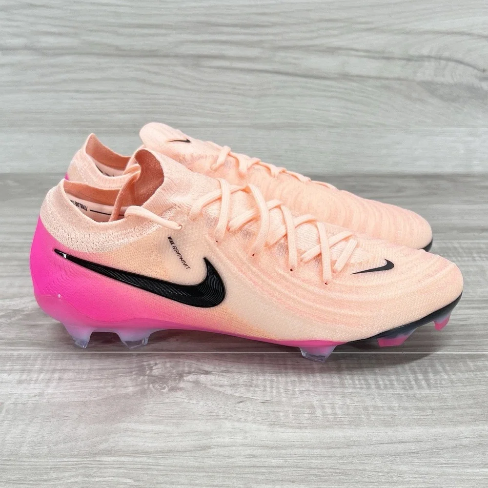Nike Phantom GX 2 Elite FG Crimson Tint Pink Blast FJ2559-800 Mens Size 7.5